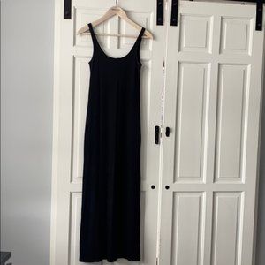 Black maxi dress